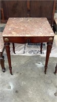 Marble Top Lamp Table