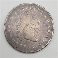1795 FLOWING HAIR SILVER DOLLAR