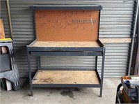 Metal Workbench, 49”Wx60”x24”D