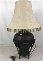 Table Lamp with Stone Base