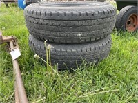 (2) 225/75/16 Tires