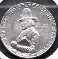 1920 CHOICE BU PILGRAM HALF DOLLAR