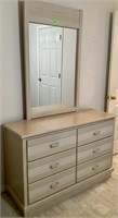 Dresser with mirror