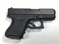 Glock 26 9mm Auto Pistol w Case & Clips