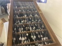 Wooden Cabinet with spoons