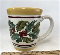 Longaberger American holly mug