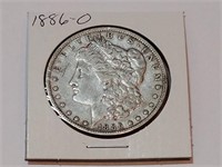 1886-O MORGAN SILVER DOLLAR COIN