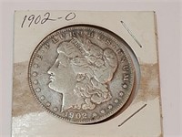1902-O MORGAN SILVER DOLLAR COIN