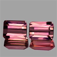 Natural Peach Pink Tourmaline Pair { VVS }