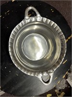 Authentic Pewter Bowl Made in Mexico