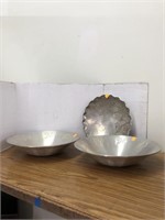 3cnt Metal/ Aluminum Bowls