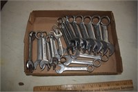 Flat of Stubby End Wrenches