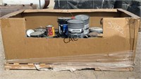 Pallet Lot of Misc Roof Coating