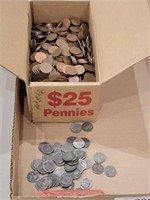 FORG. PENNIES-MIXED AND STEEL PENNIES