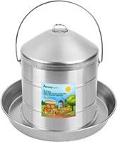 8L Stainless Steel Chicken Waterer  0.03 Metal