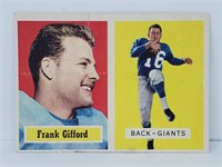 1957 Topps Football - #89 Frank Gifford