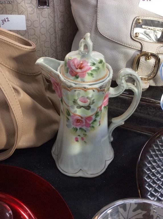 Vintage floral teapot