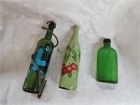 3 Decorative Bottles