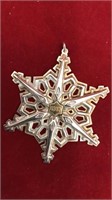 Gorham sterling gold filled 1983 snowflake