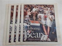 Chicago Sun-Times Celebrating The Bears - Lot of 5