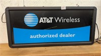 AT&T Wireless lighted Dealer sign