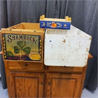 Shamrock Sunkist Wood Crate & More