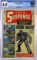 Tales of Suspense #39 Iron Man CGC Graded 6.0