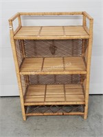 WICKER SHELF