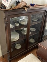 ANTIQUE MAHOGANNY CHINA DISPLAY CABINETS