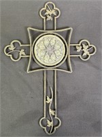 Cast Iron Wall Mount Garden Cross