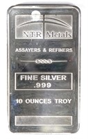 NTR 10ozt Fine Silver Bar