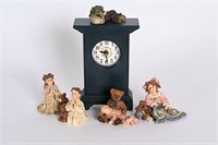 Boyd's Bears Bedtime Clock & Figurines