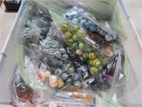 11 BAGS OF MARBLES (275)