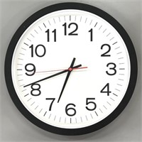 Plastic Wall Clock *Battery Operated *14in