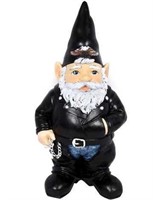 Biker Gnome Old Man Garden Gnome Statue