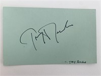Troy Donohue original signature