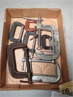 Various Size C Clamps