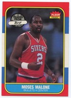 1986-87 Fleer Moses Malone Card #69 - Great