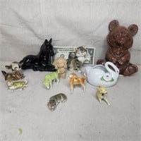 Vintage ceramic animal minis