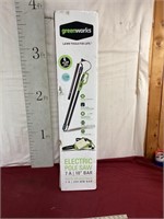 NIB electric pole saw 10 inch bar by greenworks