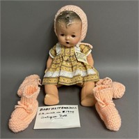 Vintage Baby Wetums Doll, Circa 1940