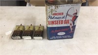 Archer linseed oil & penetrating oil cans