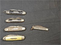Group of Vintage Pocket Knives Knife Lot