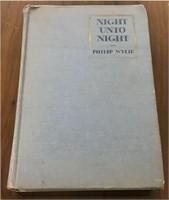 1944 Night Unto Night Phillip Wylie 1ST Reagan HC