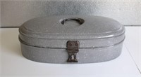 Vintage Enamelware European Bread Box