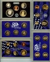 1983 88 90 91 93 01 01 03 05 & 14 Proof Sets