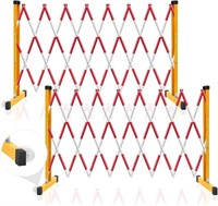 2 Pack Expandable Barricade w/ Casters