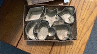 Vintage tin cookie cutters