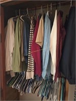 Contents Of Closet, Coats, Shirts, Hangers,