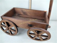 Decorative wood wagon